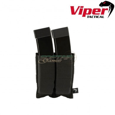 Double Smg Mag plate Black Viper Tactical (vit-vmplsmgblk)