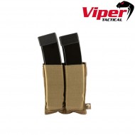 Tasca doppia plate Smg Mag coyote Viper Tactical (vit-vmplsmgdcoy) Tasca doppia plate Smg Mag coyote Viper Tactical (vit-vmplsmgdcoy)