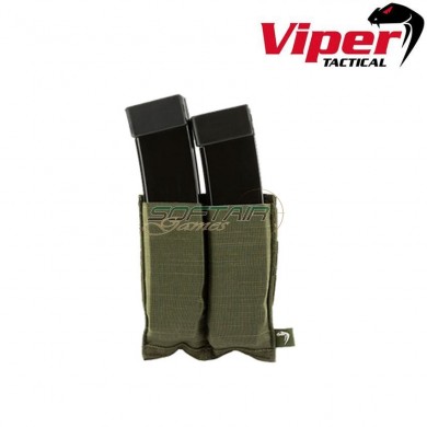 Tasca doppia plate Smg Mag green Viper Tactical (vit-vmplsmgg)