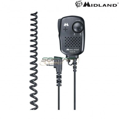 Radio speaker microphone for midland MA26-XL midland (c515.05)