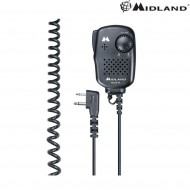 Radio speaker microphone for midland MA26-XL midland (c515.05) Radio speaker microphone for midland MA26-XL midland (c515.05)