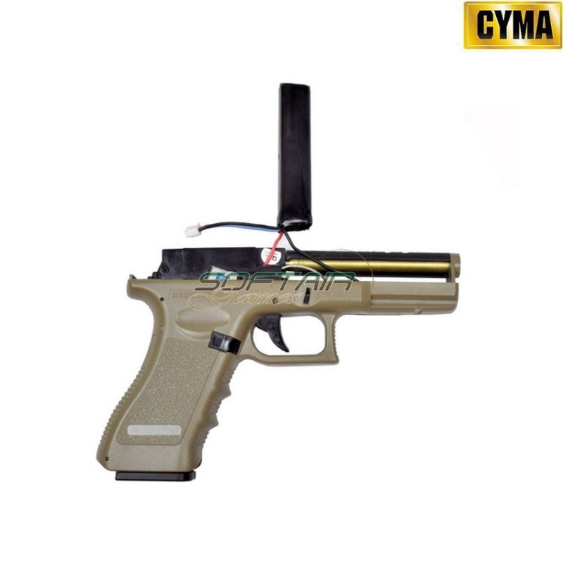 Pistola elettrica glock g18c tan aep full set mosfet version cyma (cm-cm030upt) Pistola elettrica glock g18c tan aep full set mosfet version cyma (cm-cm030upt)