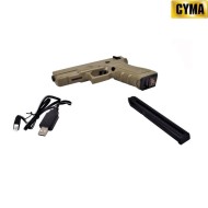 Pistola elettrica glock g18c tan aep full set mosfet version cyma (cm-cm030upt) Pistola elettrica glock g18c tan aep full set mosfet version cyma (cm-cm030upt)
