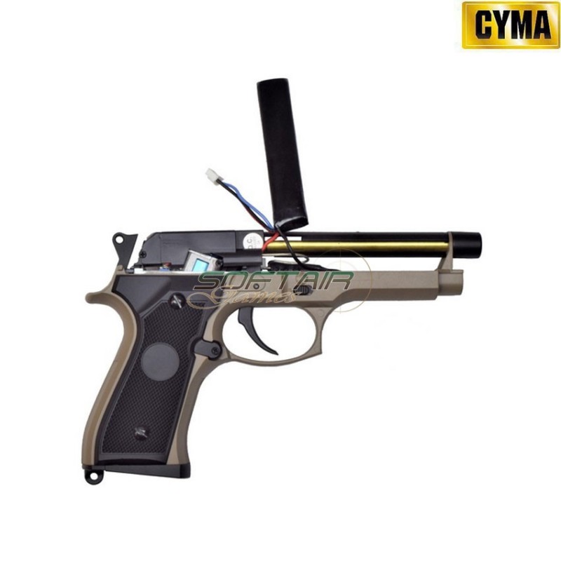 Pistola elettrica m92 tan aep full set mosfet version cyma (cm-cm126upt) Pistola elettrica m92 tan aep full set mosfet version cyma (cm-cm126upt)