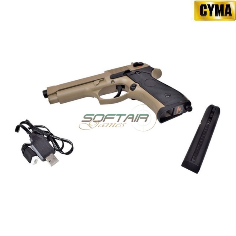 Pistola elettrica m92 tan aep full set mosfet version cyma (cm-cm126upt) Pistola elettrica m92 tan aep full set mosfet version cyma (cm-cm126upt)