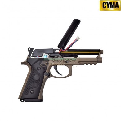 Electric pistol m9a3 tan aep full set mosfet version cyma (cm-cm132upt)