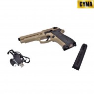 Pistola elettrica m9a3 tan aep full set mosfet version cyma (cm-cm132upt)