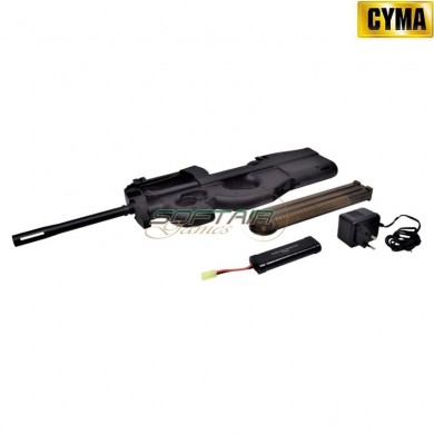 Electric rifle p90 long barrel black cyma (cm060a)