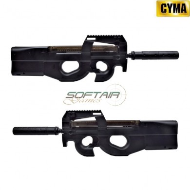 Electric rifle p90 silencer black cyma (cm060b)