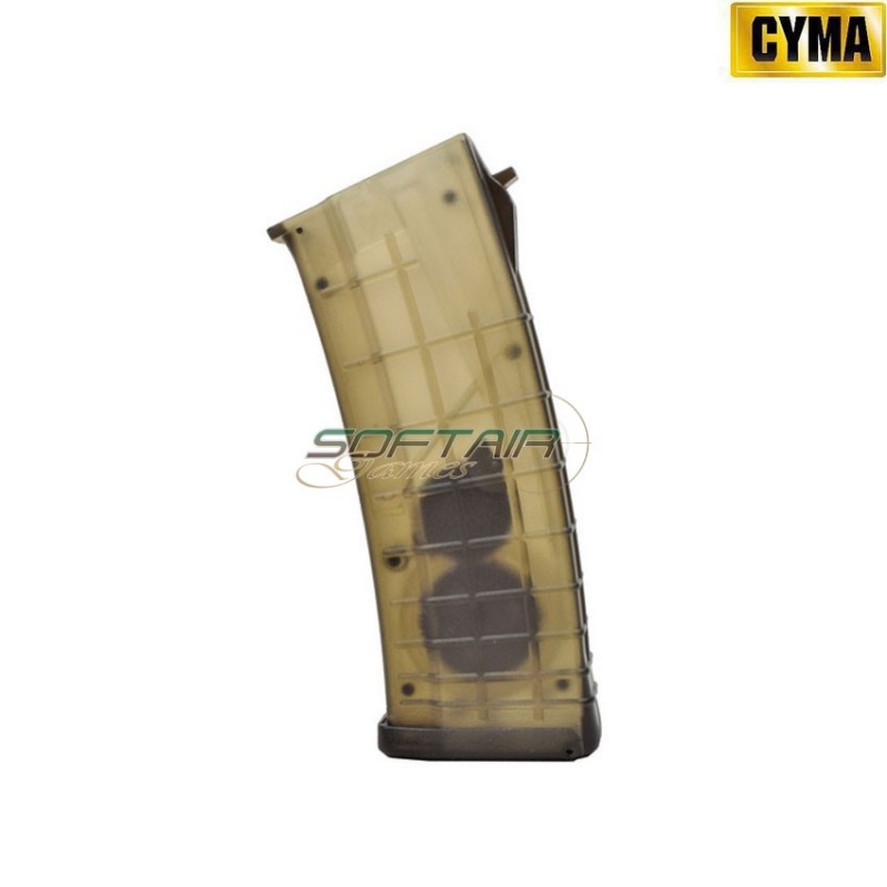 Hi-cap flash magazine clear 360bb for ak tactical bulgarian cyma (c106l)