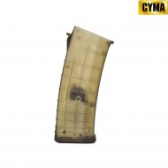 Caricatore clear flash maggiorato 360bb per ak tactical bulgarian cyma (c106l)