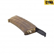 Hi-cap flash magazine clear 360bb for ak tactical bulgarian cyma (c106l)