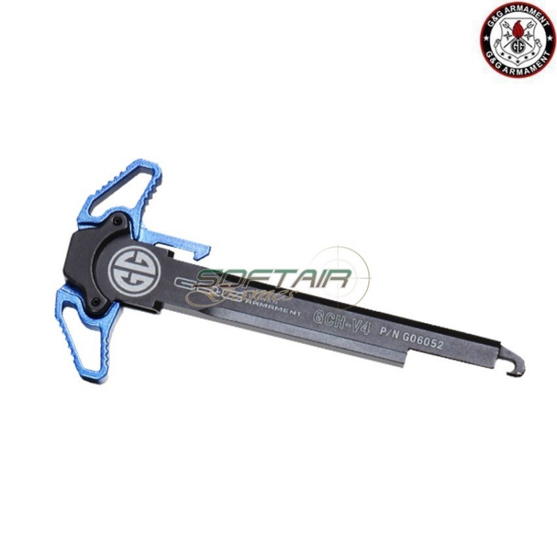 Ambidextrous Charging Handle Blue Raptor Style for m4 g&g (gg-06052-4)
