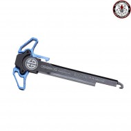 Ambidextrous Charging Handle Blue Raptor Style for m4 g&g (gg-06052-4)