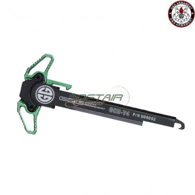Ambidextrous Charging Handle green Raptor Style for m4 g&g (gg-06052-2)