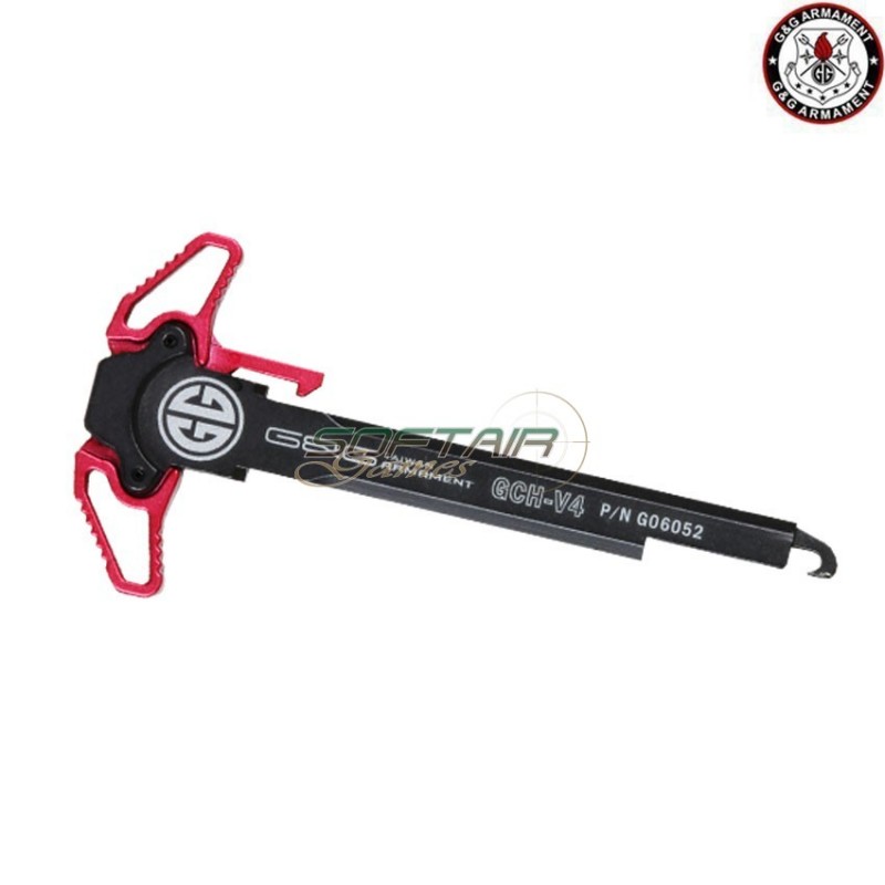 Leva armamento ambidestra red raptor style gch-v4 per m4 g&g (gg-06052-3)