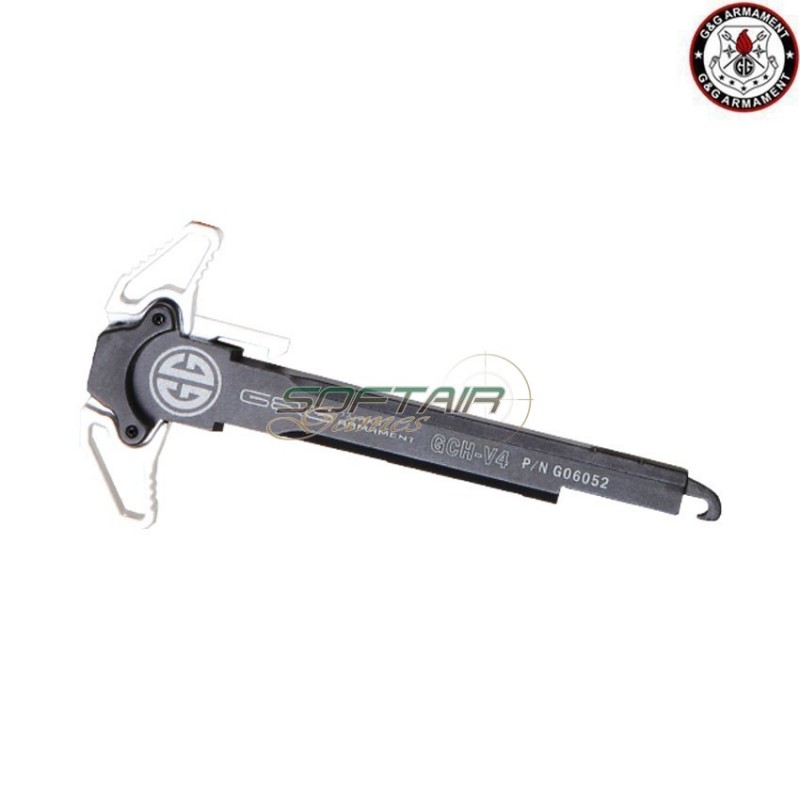 Leva armamento ambidestra silver raptor style gch-v4 per m4 g&g (gg-06052-5)