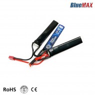 Lipo Battery Deans Connector 11.1v X 1100mah 20c Cqb Type Bluemax-power® (bmp-11.1x1100-ds-cqb) Lipo Battery Deans Connector 11.1v X 1100mah 20c Cqb Type Bluemax-power® (bmp-11.1x1100-ds-cqb)