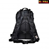 Tactical backpack 25 liters black royal (bk-504b)