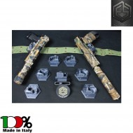 Rigid fast holster MOLLE system for mk23 left version black base e.s. custom works (escw-52)