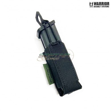 Laser cut single bungee pistol pouch black Warrior Assault systems (w-lc-sbpp-blk)
