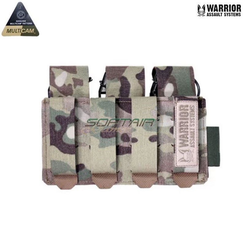 Laser cut triple 40mm Flash Bang pouch MultiCam® Warrior Assault Systems (w-lc-t40-fbp-mc)
