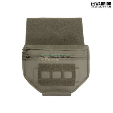 Laser cut drop down velcro utility pouch ranger green Warrior Assault Systems (w-lc-ddvup-rg)