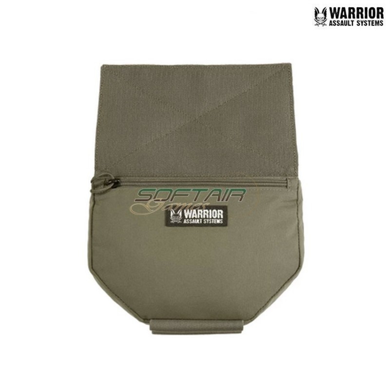Laser cut drop down velcro utility pouch ranger green Warrior Assault Systems (w-lc-ddvup-rg)