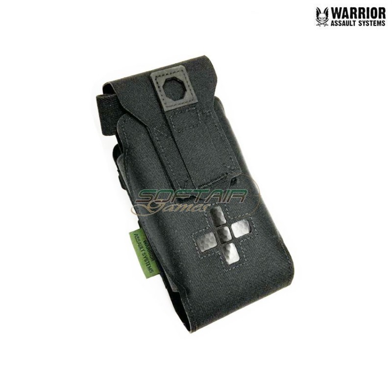 Laser cut tasca Small Horizontal Individual First Aid Kit black Warrior Assault Systems (w-lc-sh-ifak-blk)