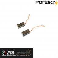 Pair of brushes for airsoft motor potency® (pty-mb) Pair of brushes for airsoft motor potency® (pty-mb)