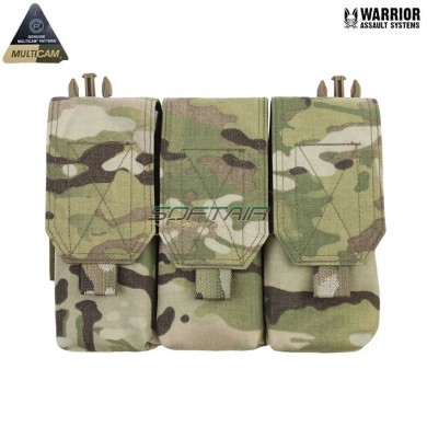 Removable triple m4 covered mag pouch multicam® warrior assault systems (w-eo-dfp-tm4-mc)