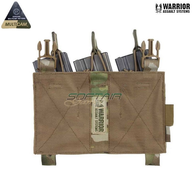 Tasca removibile tripla open top multicam® warrior assault systems (w-eo-dfp-tmop-mc)