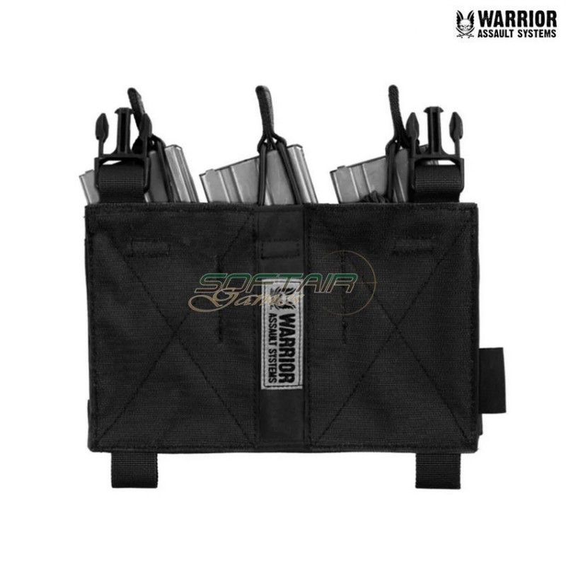 Removable triple open top mag pouch black warrior assault systems (w-eo-dfp-tmop-blk) Removable triple open top mag pouch black warrior assault systems (w-eo-dfp-tmop-blk)