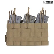 Tasca removibile tripla open top coyote tan warrior assault systems (w-eo-dfp-tmop-ct)