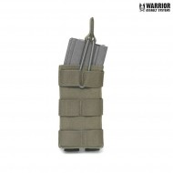 Single fast open m4 5.56mm magazine pouch ranger green warrior assault systems (w-eo-smop-rg)