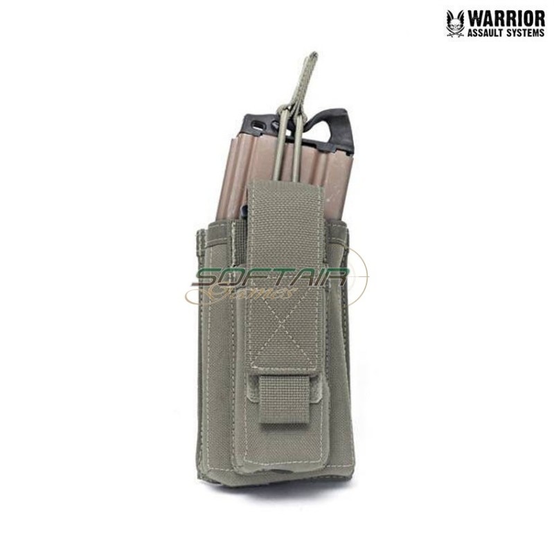 Single Open 5.56mm & 9mm Magazine Pouch ranger green Warrior Assault Systems (w-eo-smop-sp-rg)