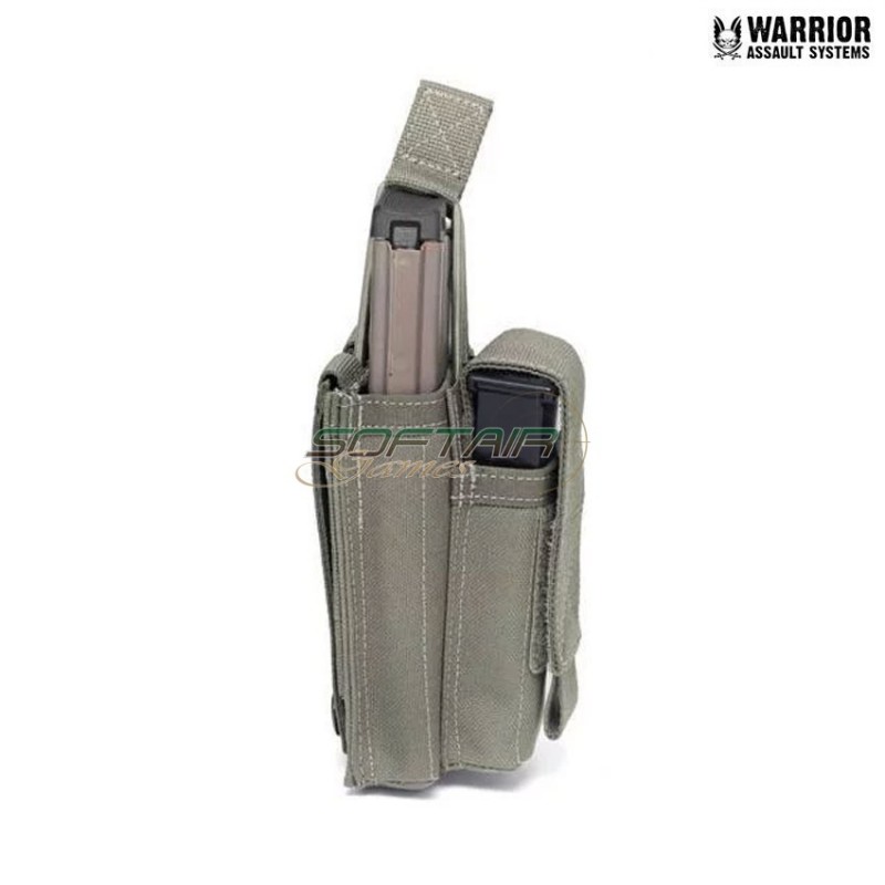 Single Open 5.56mm & 9mm Magazine Pouch ranger green Warrior Assault Systems (w-eo-smop-sp-rg)