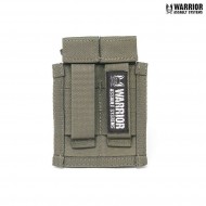 Double 9mm pistol magazines pouch ranger green warrior assault systems (w-eo-dpda-9-rg)