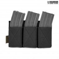 Emp Triple Elastic Magazine Pouch black Warrior Assault Systems (w-eo-temp-blk)