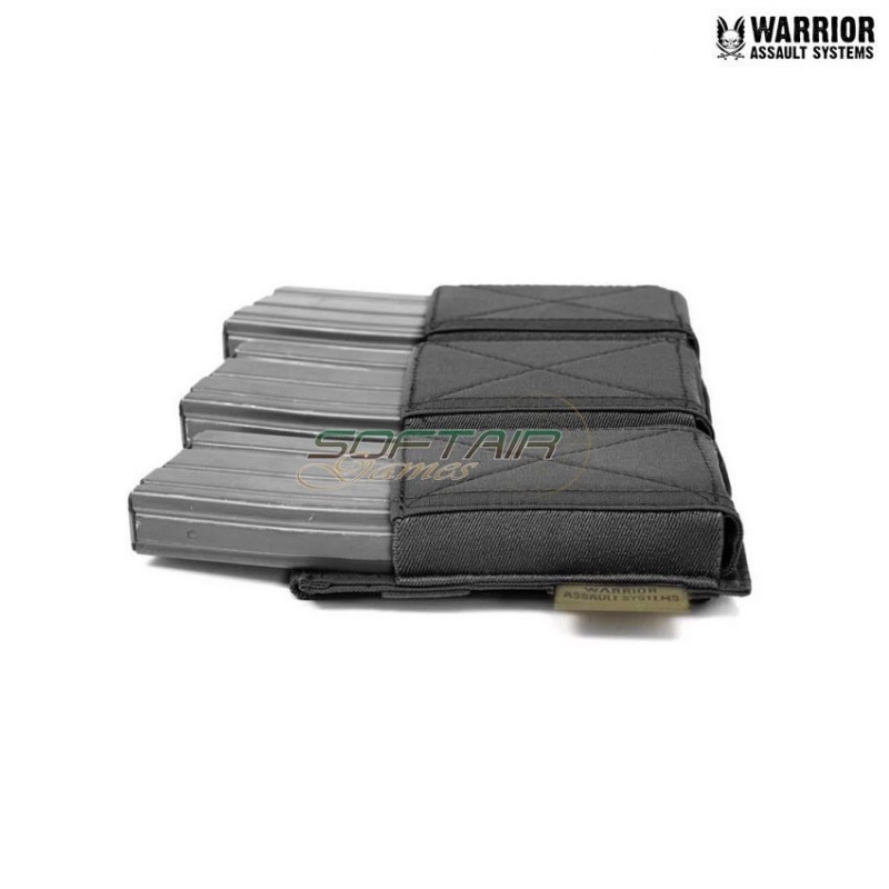 Emp Triple Elastic Magazine Pouch black Warrior Assault Systems (w-eo-temp-blk)