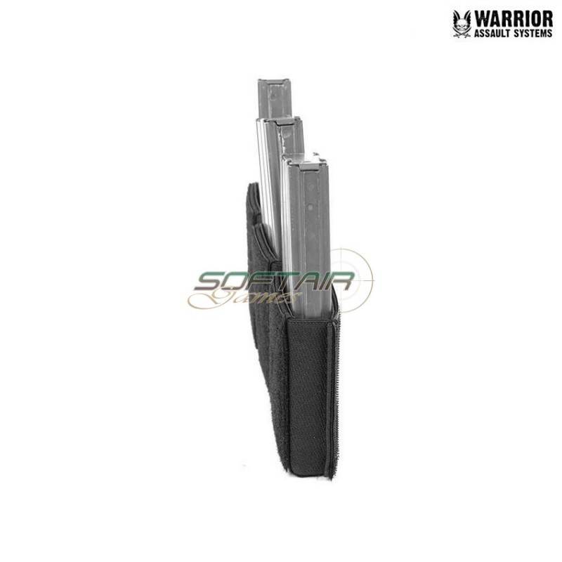 Velcro Emp Triple Elastic Magazine Pouch black Warrior Assault Systems (w-eo-tvmp-blk)