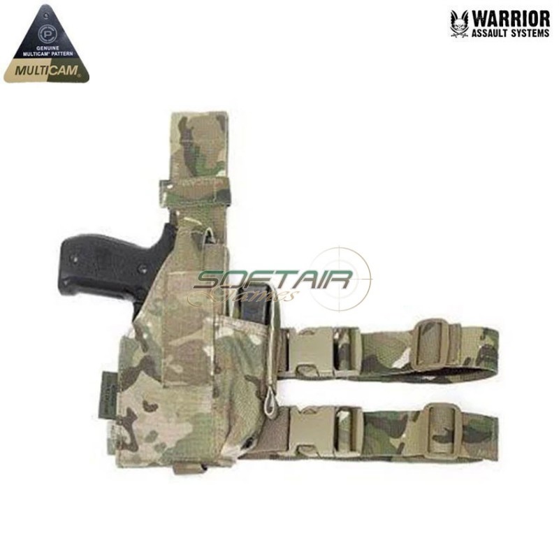 Drop Leg Holster Black  Warrior Assault Systems