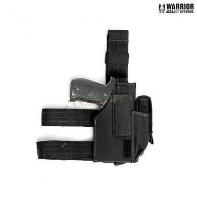 Drop leg holster black warrior assault systems (w-eo-dlh-blk)