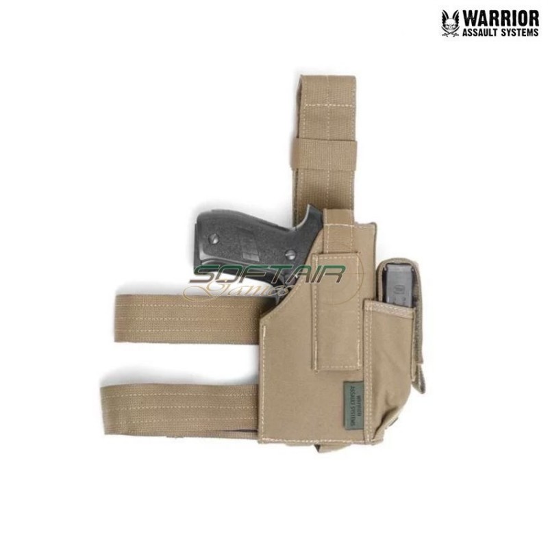 Fondina drop leg coyote tan warrior assault systems (w-eo-dlh-ct)