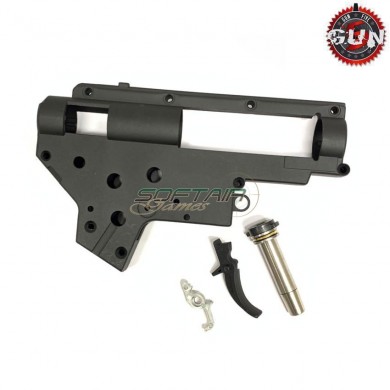 Guscio gearbox 8mm rinforzato v.2 qd set orn type gun give (gf-p000487)
