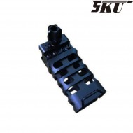 ULTRALIGHT vertical grip for weaver 20mm BLACK 5ku (5ku-107)