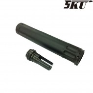 AAC SR7 silencer 14mm ccw black 5ku (5ku-110) AAC SR7 silencer 14mm ccw black 5ku (5ku-110)