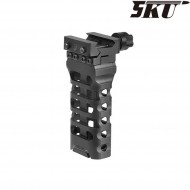 Grip verticale ULTRALIGHT long per weaver 20mm BLACK 5ku (5ku-111)