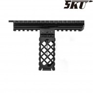 ULTRALIGHT-45 long vertical grip for weaver 20mm BLACK 5ku (5ku-111-45)