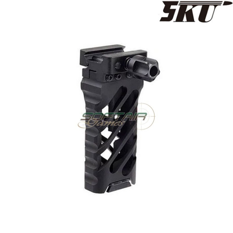 ULTRALIGHT-45 long vertical grip for weaver 20mm BLACK 5ku (5ku-111-45)